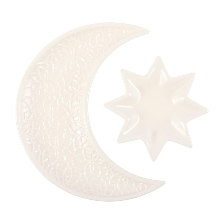 Crescent Moon and Star Trinket Dishes, image 2 of 4