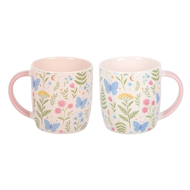 Luna Bloom Floral Print Mug, image 3 of 6
