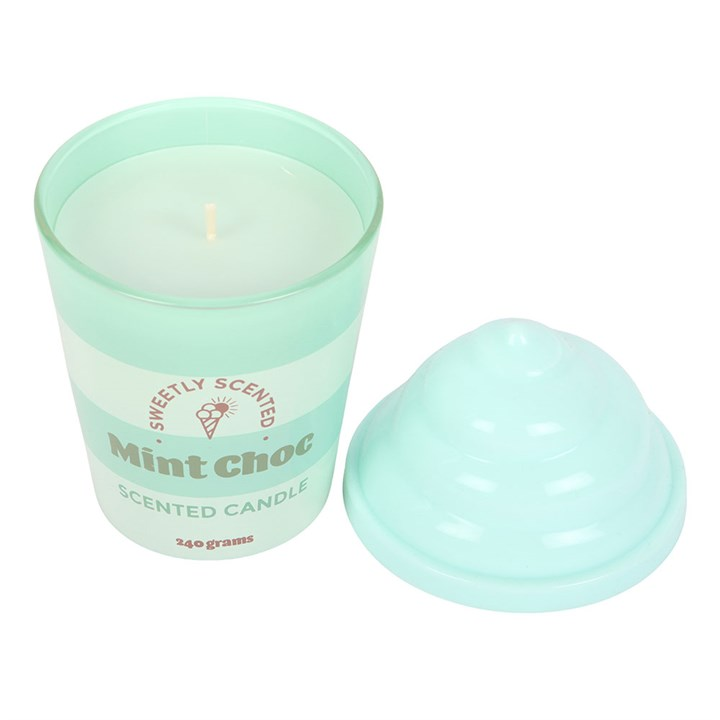 Mint Choc Ice Cream Scented Candle, image 3 of 5