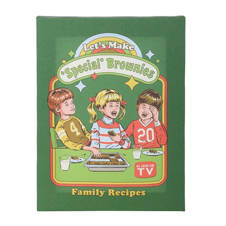 19x25cm Let's Make Brownies Canvas Plaque by Steven Rhodes, image 2 of 4