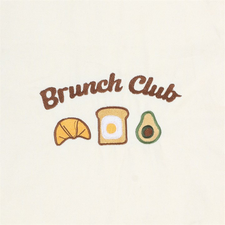Brunch Club Embroidered Tote Bag, image 4 of 5