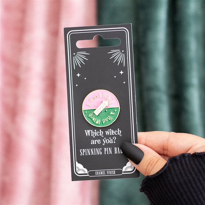 Which Witch Are You Spinning Pin Badge, image 1 of 6