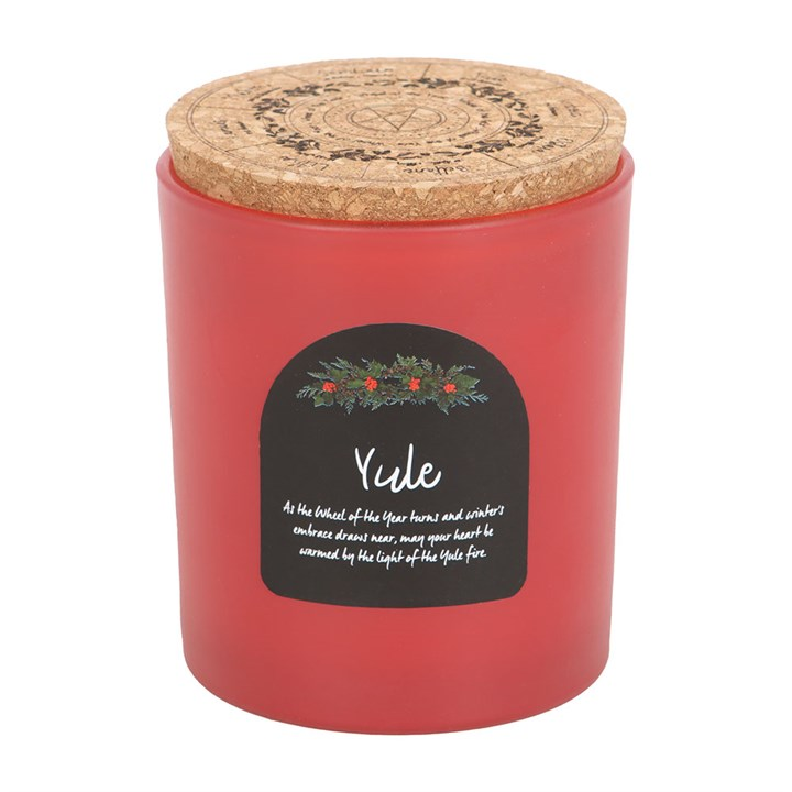 Yule Wintergreen Wheel of the Year Candle, image 2 of 5