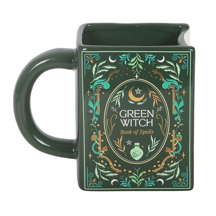 Green Witch Book Shaped Mug, image 4 of 6