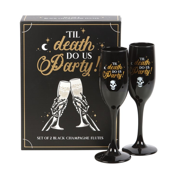 Til Death Do Us Party Champagne Flute Set, image 2 of 6