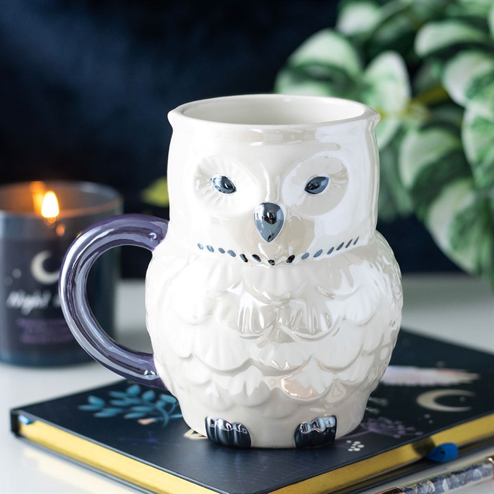 Owl Shaped Iridescent Mug, image 1 of 4