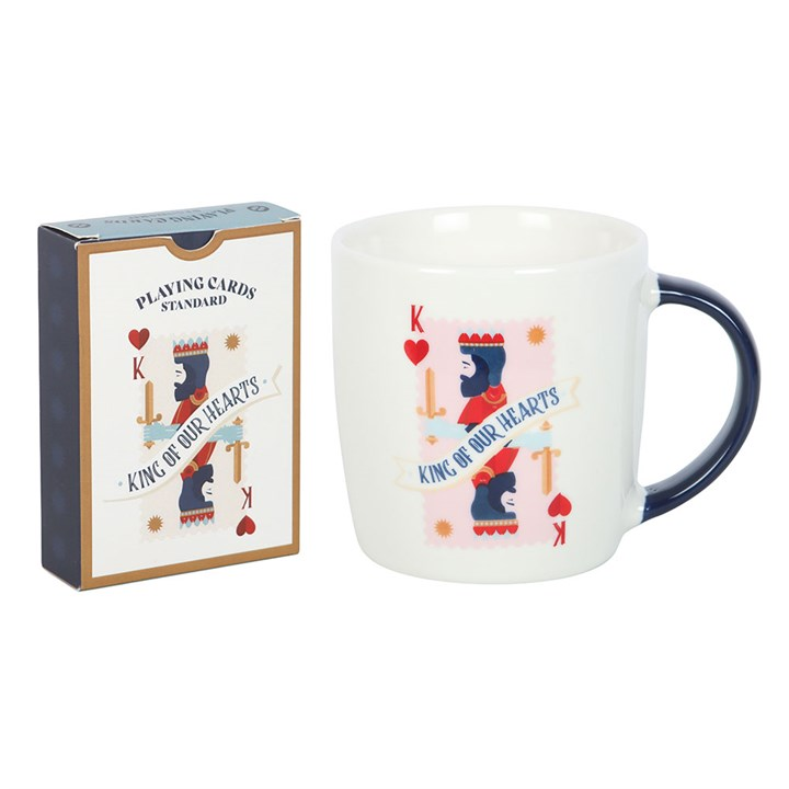 King of Our Hearts Mug and Playing Cards Set, image 2 of 3