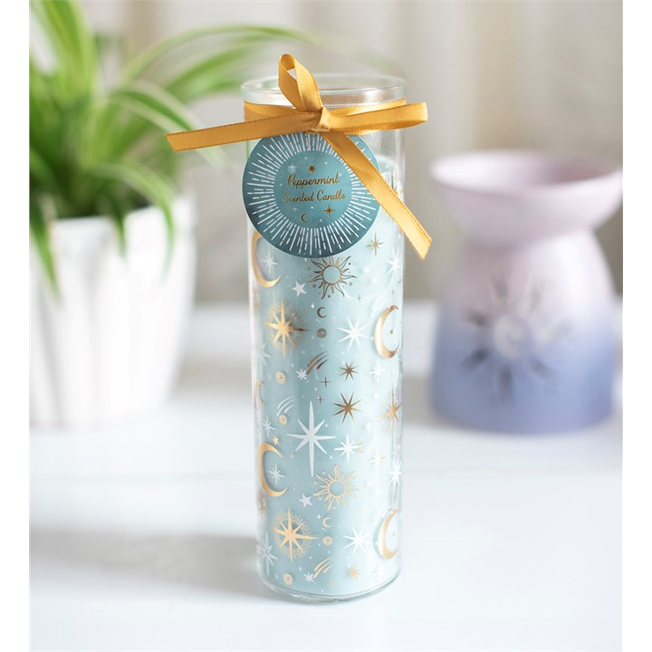 Blue Pastel Skies Tube Candle, image 1 of 5