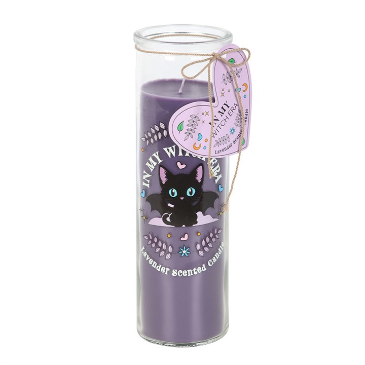 Of Whiskers and Wings Lavender Tube Candle, image 2 of 5
