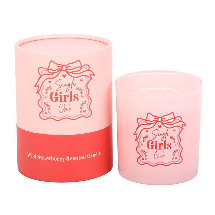 Single Girls Club Wild Strawberry Candle, image 2 of 5