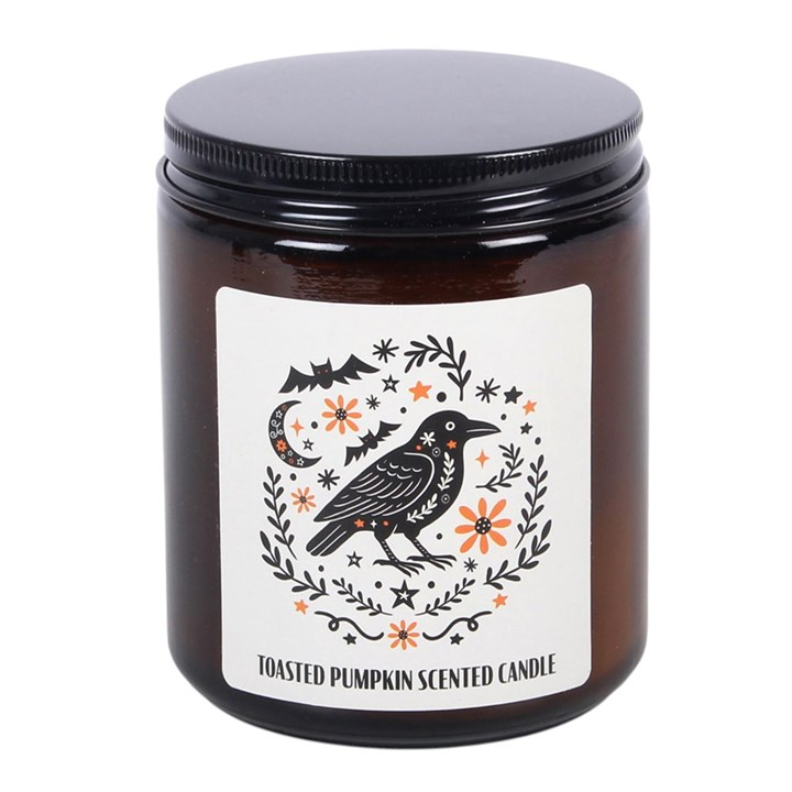 Frightful Folk Raven Toasted Pumpkin Scented Candle, image 2 of 5