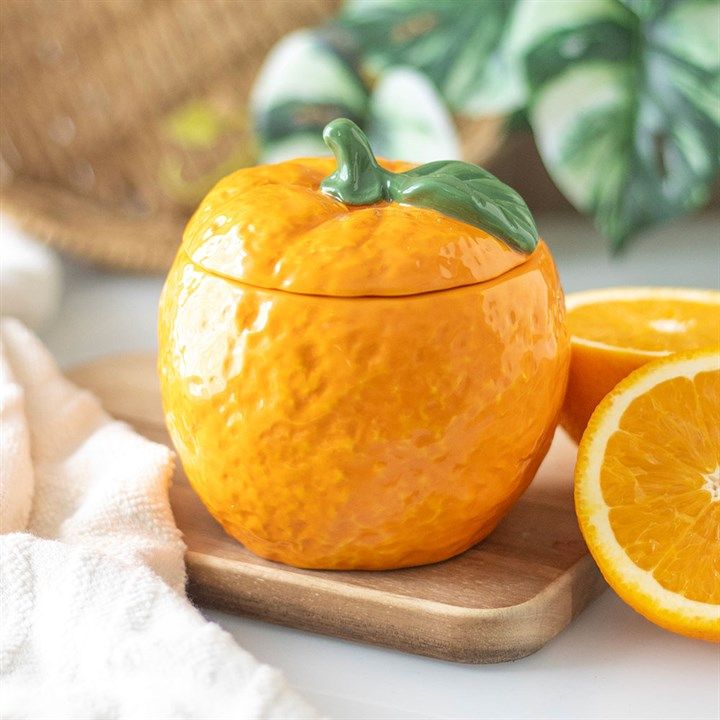 Orange Shaped Candle Jar, image 2 of 5