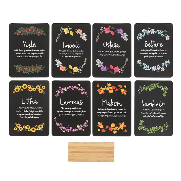 Wheel of the Year Altar Cards with Stand, image 4 of 4