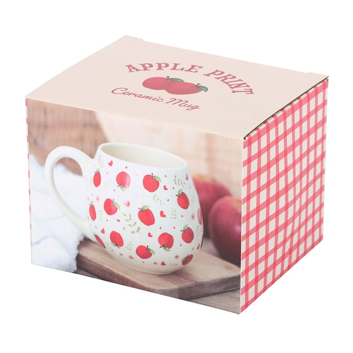 Apple Print Rounded Mug, image 5 of 6