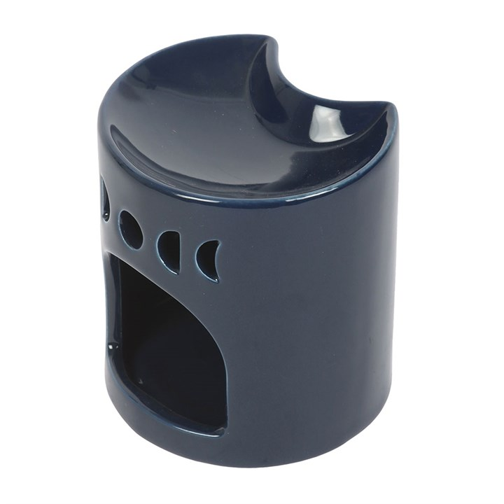 Blue Crescent Moon Oil Burner, image 3 of 6