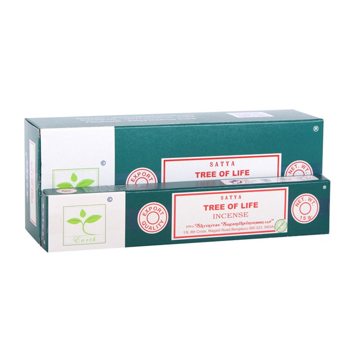 6 Packs of Tree of Life Earth Incense by Satya, image 1 of 3