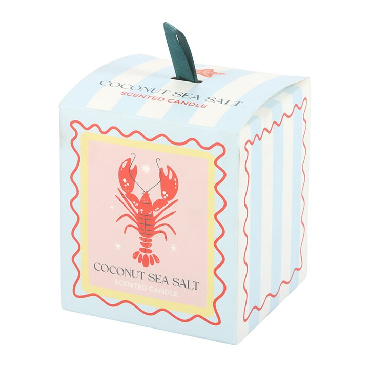 Pastel Lobster Coconut & Sea Salt Candle, image 4 of 5