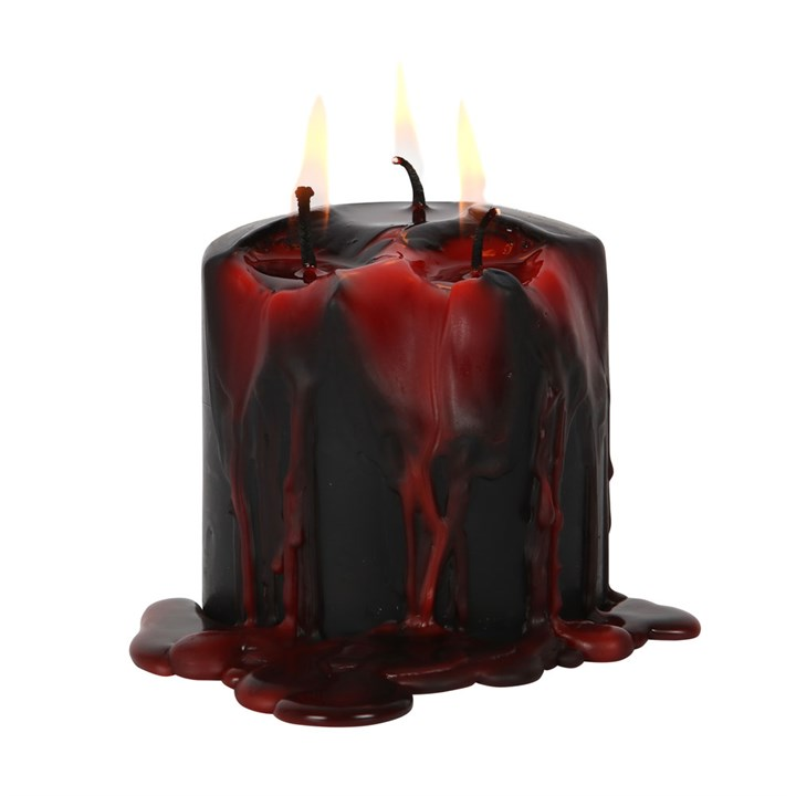 Small Vampire Blood Pillar Candle, image 3 of 6