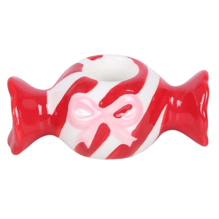 Christmas Candy Taper Candle Holder, image 5 of 6
