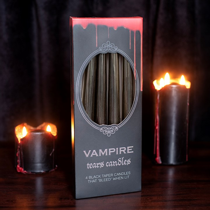 Set of 4 Vampire Tears Candles, image 1 of 3