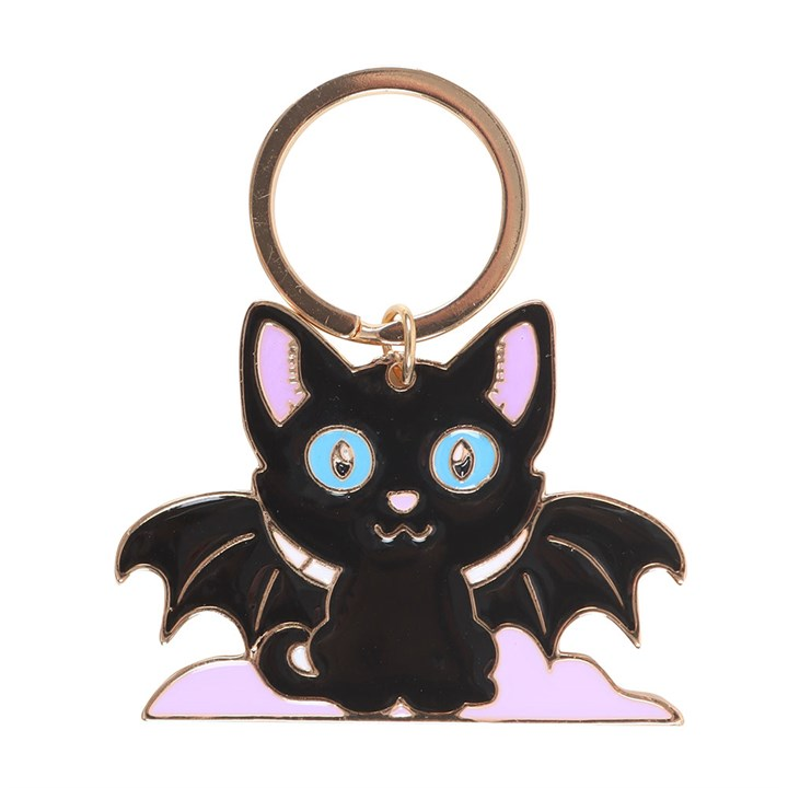In My Witch Era Bat Cat Enamel Keyring, image 3 of 4