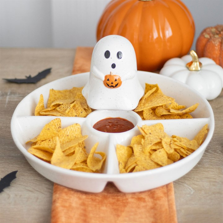 Ghost Chip & Dip Snack Dish, image 2 of 5