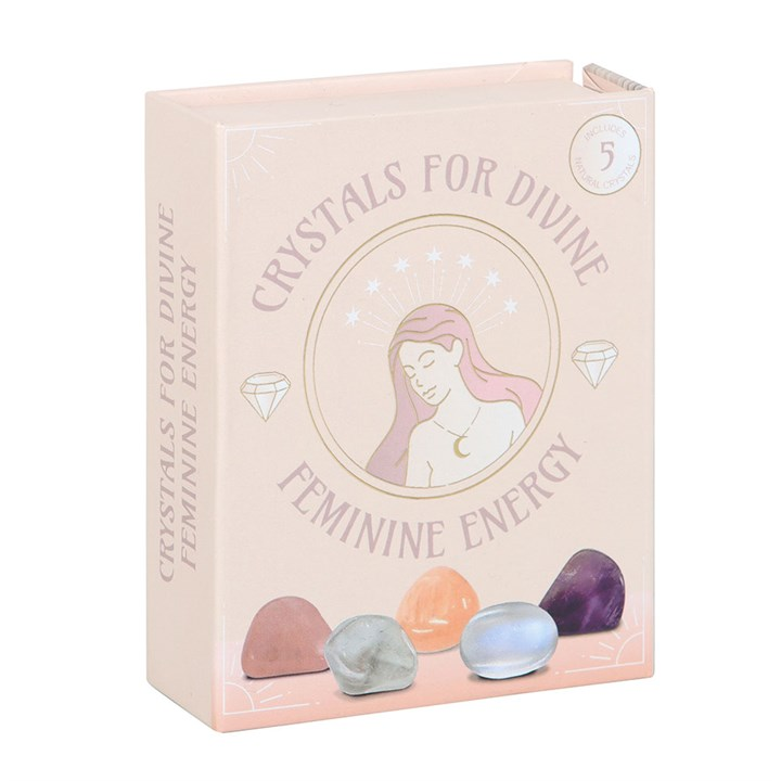 Set of 5 Crystals for Divine Feminine Energy, image 2 of 5