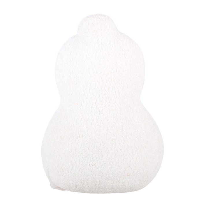 Snowman Shaped Boucle Cushion, image 5 of 6