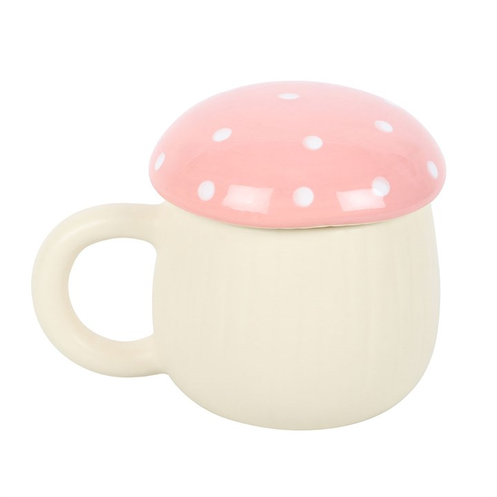 Pink Mushroom Mug, image 2 of 5