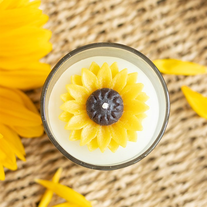 You Are My Sunshine Candle with 3D Sunflower, image 2 of 6