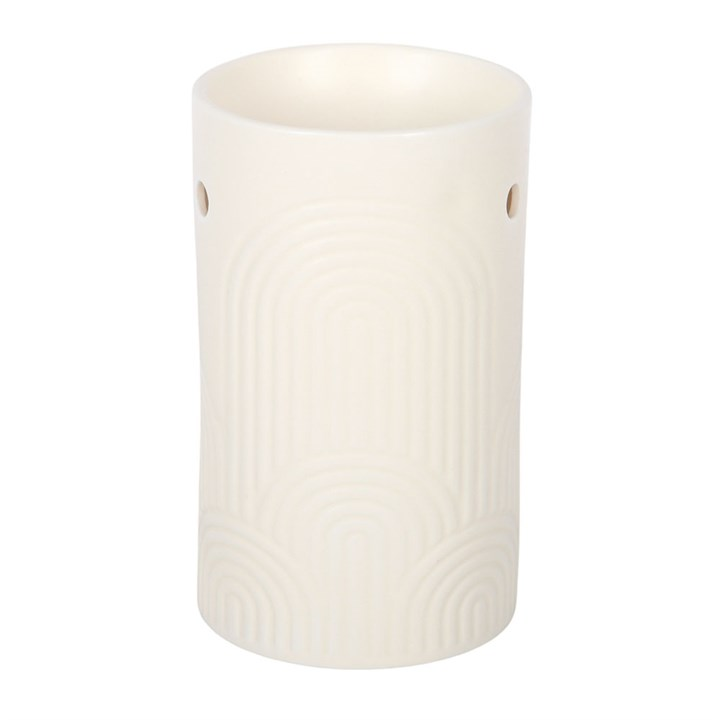 Embossed Arch Oil Burner and Wax Warmer, image 3 of 6