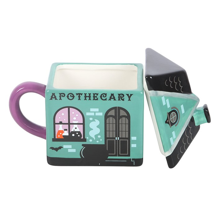 Apothecary Shop Lidded Mug, image 4 of 6