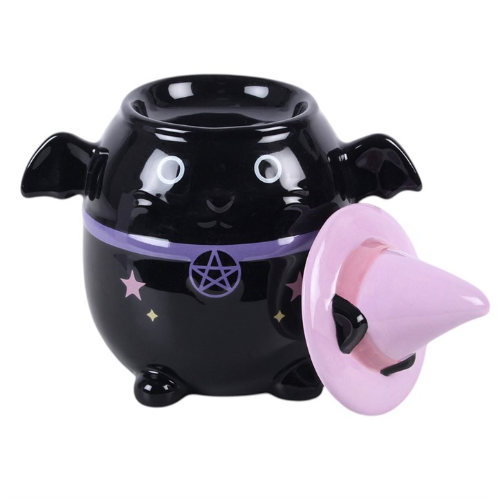 Pastel Bat Cat Oil Burner, image 4 of 7