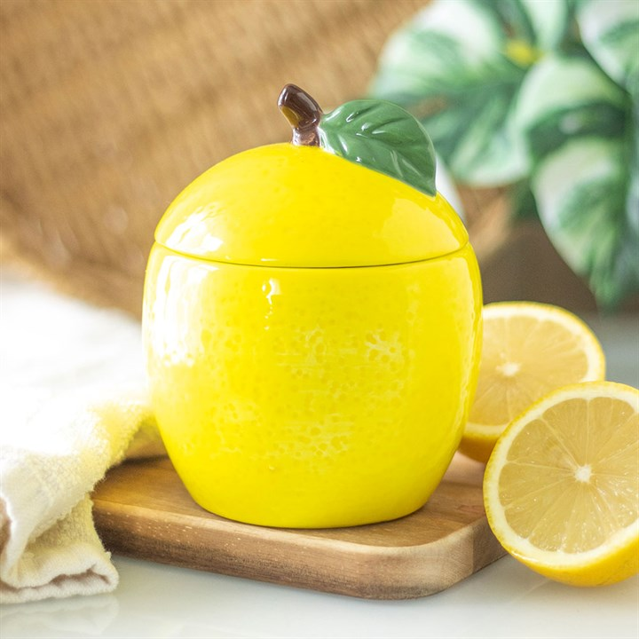 Lemon Shaped Candle Jar, image 2 of 5