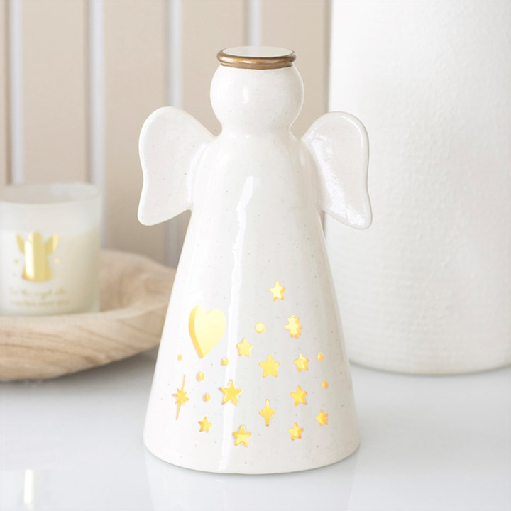 Small LED Light Up Angel Decoration, image 1 of 6
