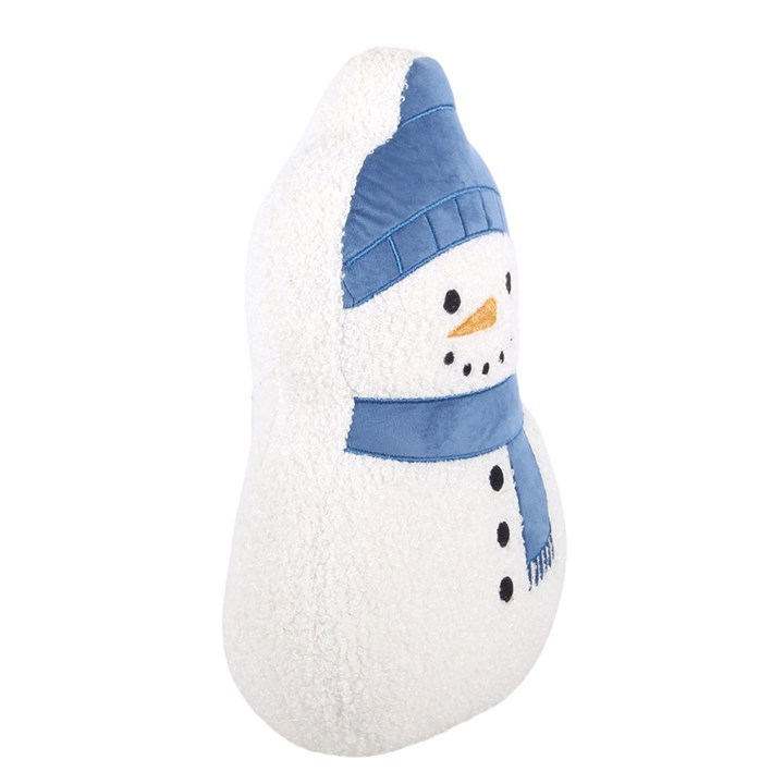Snowman Shaped Boucle Cushion, image 4 of 6