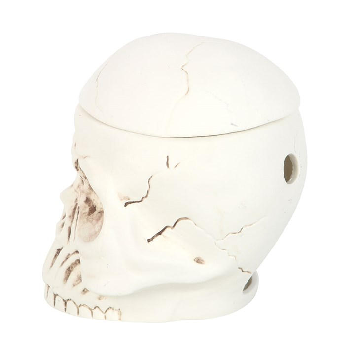 Weathered Skull Oil Burner and Wax Warmer, image 5 of 6