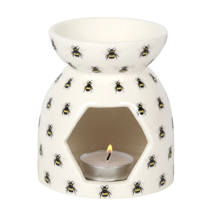 All Over Bee Print Oil Burner, image 2 of 5