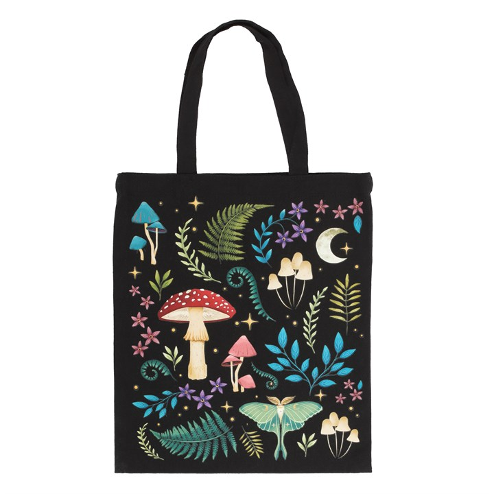 Dark Forest Print Polycotton Tote Bag, image 2 of 4
