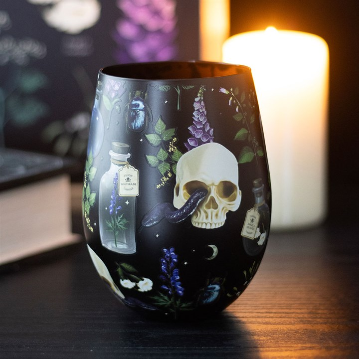 Venom & Vines Print Stemless Glass, image 1 of 5