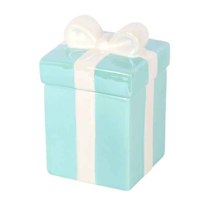 Blue Christmas Present Oil Burner, image 4 of 6