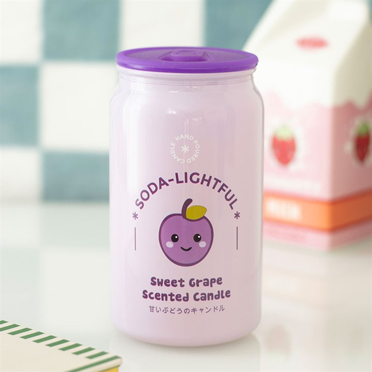 Sweet Grape Soda Can Candle, image 1 of 6