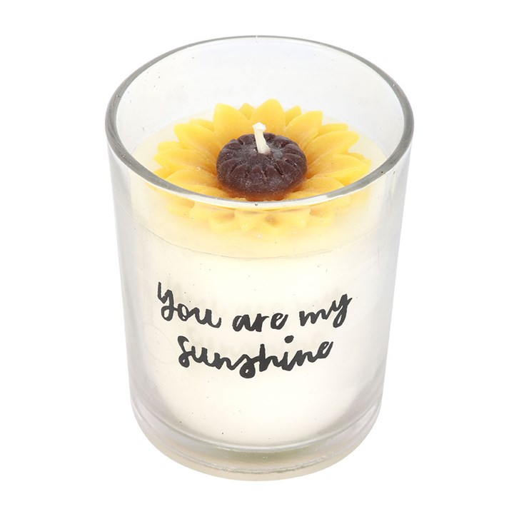 You Are My Sunshine Candle with 3D Sunflower, image 4 of 6