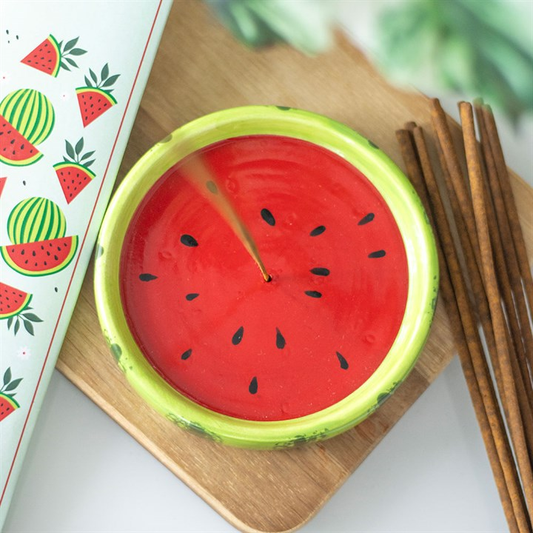 Watermelon Incense Stick Holder, image 1 of 4