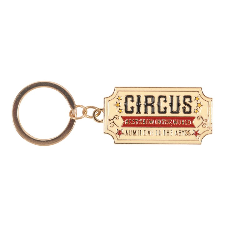 Admit One to the Abyss Circus Ticket Keyring, image 4 of 6
