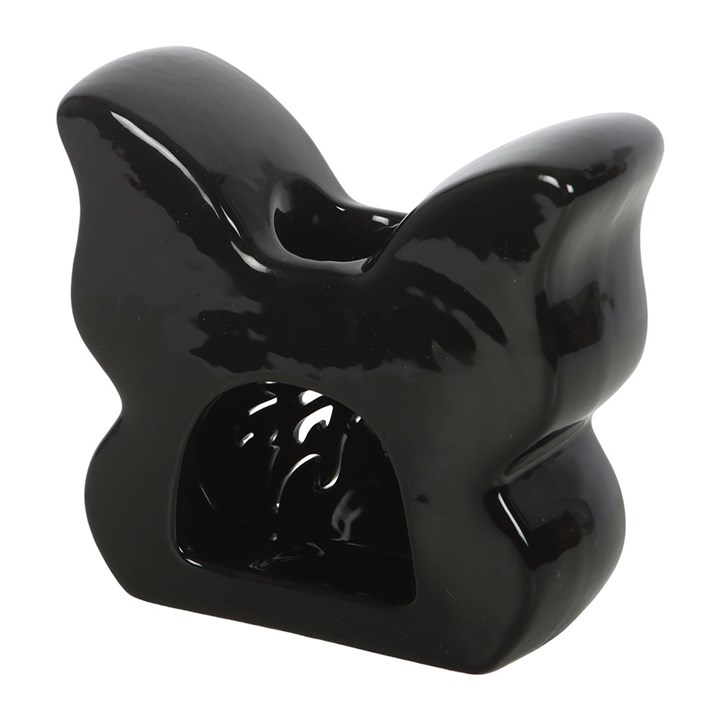 Black Cut-Out Butterfly Oil Burner, image 4 of 5