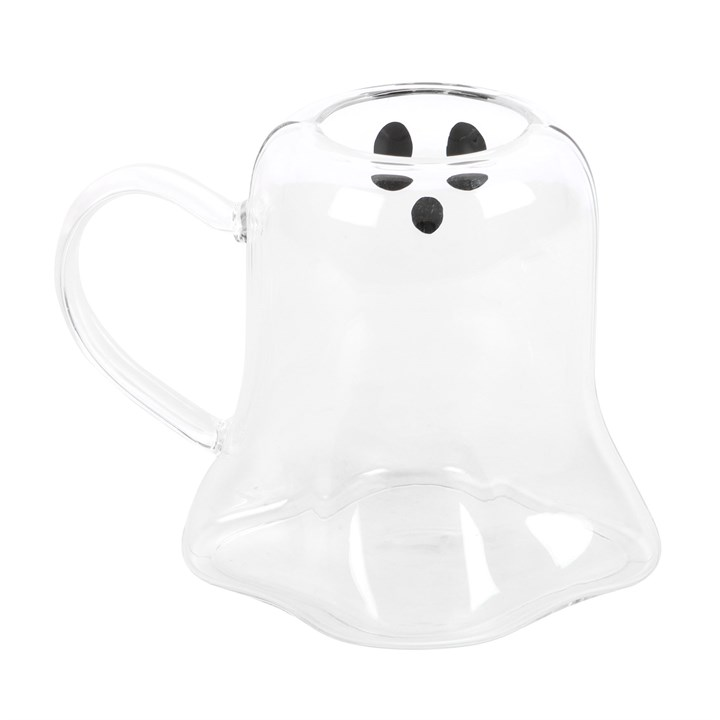 Ghost Shaped Glass Mug, image 4 of 6