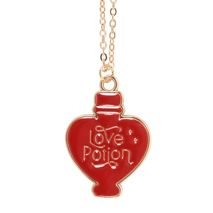 Love Potion Enamel Necklace Card, image 4 of 4