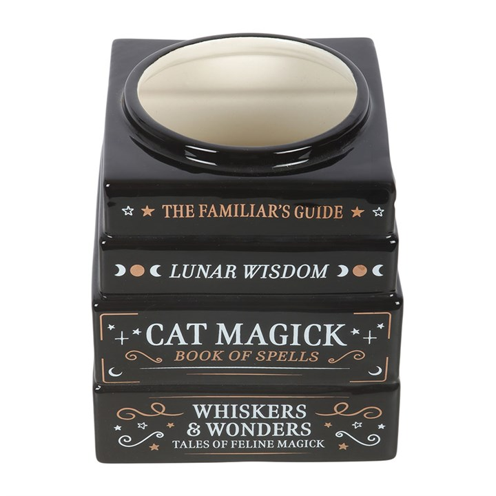 Black Cat Magick Book Stack Vase, image 5 of 5