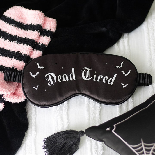 Dead Tired Satin Sleep Mask, image 1 of 4
